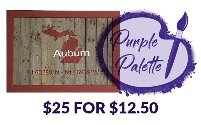 $25 Gift Certificate to Joyce's Purple Palette